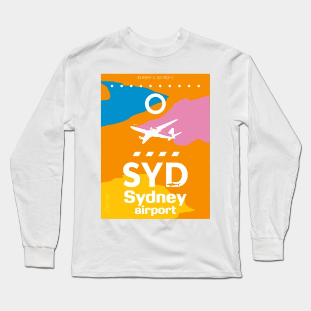 Sydney airport code Long Sleeve T-Shirt by Woohoo